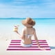 thumbnail image 4 of Accesorios de baño Toalla de playa Toallas de playa de microfibra Toallas de viaje ligeras y secas para arena para adultos Mujeres Hombres Niñas Niños Toallas de playa de poliéster, 4 of 8