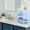 Blue, variant on Isvgxsz Clearance Tier Storage Rack Bathroom Shelving Unit, Free Standing Small Shelf Stand, Floor Standing Shelf for Bathroom, Office, Living Room, Balcony, Kitchen