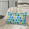 thumbnail image 5 of Sikiie Cartoon Monster Print Plush Pillow Cover, Wrinkle-proof and Stain-resistant Pillow Protector without Pillow Core, Home Decoration-20"x30", 5 of 6
