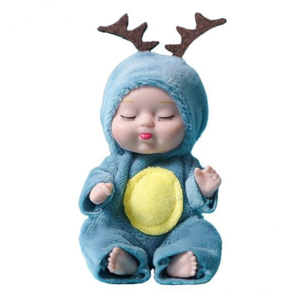 Paquete de 6 a 20 Muñecos de Bebé Durmiendo con Dibujos Animados, Accesorios para Lvero, Regalos de Juguete para Coche, Decoración de Alce 20 piezas Sunnimix muñeca durmiente