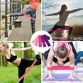 thumbnail image 3 of Fitness Resistance Bands Set of 5,Resistance Bands for Legs and Butt Exercise Bands for Women 5 Different Levels Fitness Resistance Bands of For Exercise (5 Packs), 3 of 5