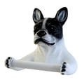 thumbnail image 1 of Portarrollos de papel higiénico con forma de perro, portarollos decorativo con francés para cocinas comerciales y autocaravanas., 1 of 8