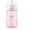 Pink, variant on Philips Avent Natural Baby Bottle With Natural Response Nipple, Clear, 3x9oz Bottles. SCY903/03