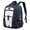 Blue&white, variant on Travel Laptop Backpack for Men Women, Waterproof Anti-Theft Travel Backpack with USB Charging Port & Lock Black