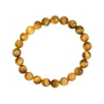 thumbnail image 2 of Yellow Cat's Eye Bracelet - 8mm Beaded Stretch Bracelet and Healing Stones, 2 of 5
