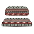 thumbnail image 6 of Garronmavis Aztec Red Style Golf Cart Seat Covers Set Easy to Install and Clean Split Backrest Front Seat Cover Keeps Comfortable and Clean Interior Accessiores for Protection, 6 of 6