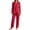 Red, variant on yillto Women Pajamas Sets Pants Button up Pjs Set Long Sleeve with Pockets Sleepwear Loungewear 2 Piece