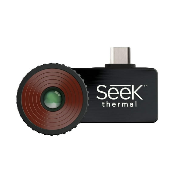 Seek Thermal compactPRO - Caméra d'Imagerie Thermique Haute Résolution pour Android USB-c, Noir, Brun