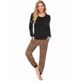 thumbnail image 2 of Ekouaer Maternity Pajama Set Nursing Pjs Women Breastfeeding Pregnancy Postpartum Clothes Long Sleeve Top & Pant with Pockets, 2 of 6