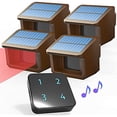 thumbnail image 1 of 800 Meters Solar Wireless Driveway Alarm Outdoor Weather-Resistant Motion Sensor&Detector DIY Security Alert System, 1 of 6