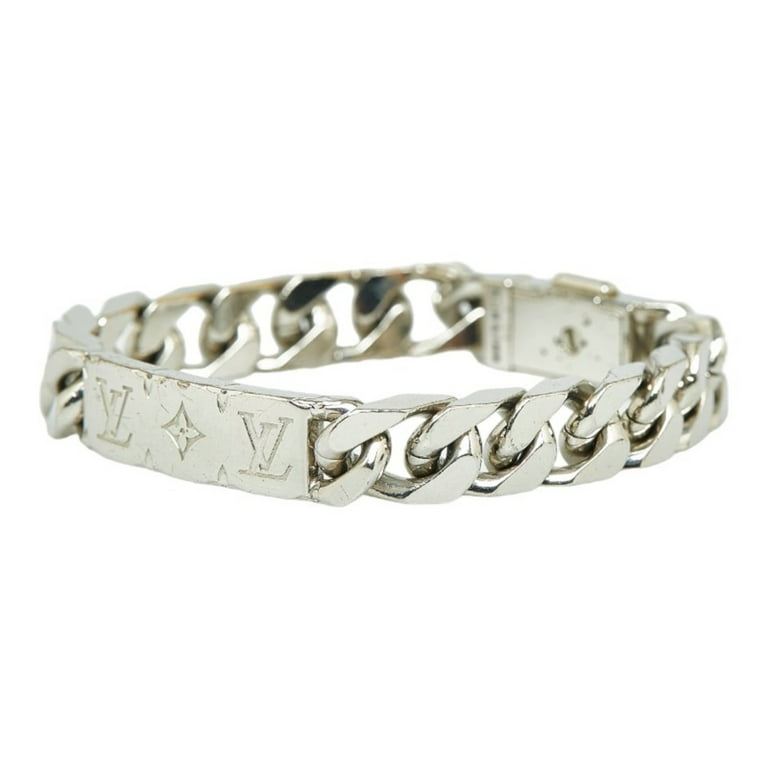 Louis Vuitton chain bracelet monogram M00269 metal silver