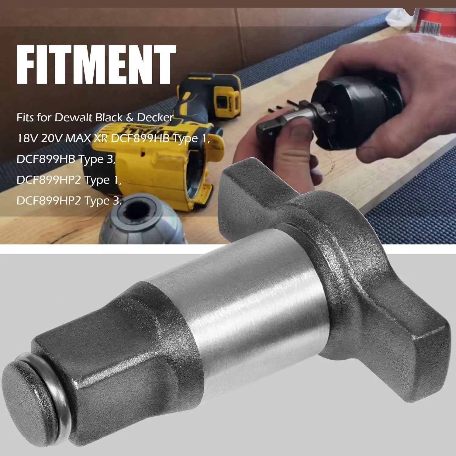For 18V 20V MAX DCF899HB Impact Wrench Anvil Assembly 1/2''