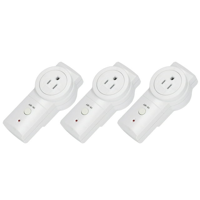 Kit de enchufe de control remoto inalámbrico, enchufe de interruptor inalámbrico con enchufe de interruptor con control remoto Enchufe de interruptor inalámbrico Rendimiento sólido
