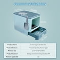 thumbnail image 5 of AOSUI Covered Cat Litter Box extra large litter box odor filter Front Entry Top Exit Litter Box with Lid for Cats, enclosed Cat Potty with Cat Litter Scoop and Cat Litter Mat Easy Clean, 5 of 7