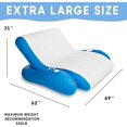 thumbnail image 2 of Sillón inflable para piscina ZONETECH Luxury Float para 2 adultos, 2 of 9
