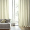 thumbnail image 6 of Ivory Dobby Linen Curtain (1 Panel), Ivory, 50W X 108L, 6 of 6