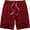 Wine, variant on Men's Casual Classic Shorts Athletic Cotton Sweat Shorts with Drawstring