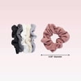 thumbnail image 6 of (5 pack) Scunci No Damage Thermal Scrunchies - Lavender/Neutral - All Hair - 6-Count, 6 of 6