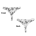 thumbnail image 3 of Balery Retro Rooster Tangas de Algodón para Mujer con Estampado – Ropa Interior Sexy, Transpirable, G-string-3X-Large, 3 of 6