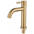 thumbnail image 1 of Robinet de lavabo, robinet de lavabo monotrou en laiton à poignée unique o brossé, 1 of 5