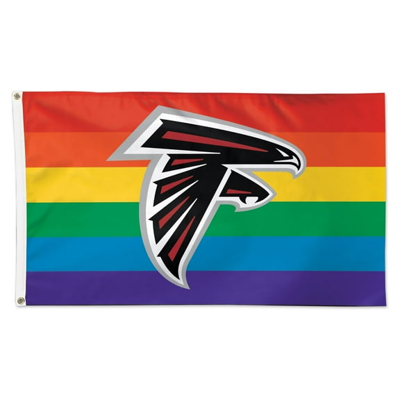 WinCraft Atlanta Falcons 3' x 5' Pride 1-Sided Deluxe Flag