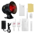 thumbnail image 1 of Alerta de seguridad para el hogar Sensor IR Detector de movimiento antirrobo inalámbrico Monitor de alarma enchufe 100-240VUS, 1 of 12