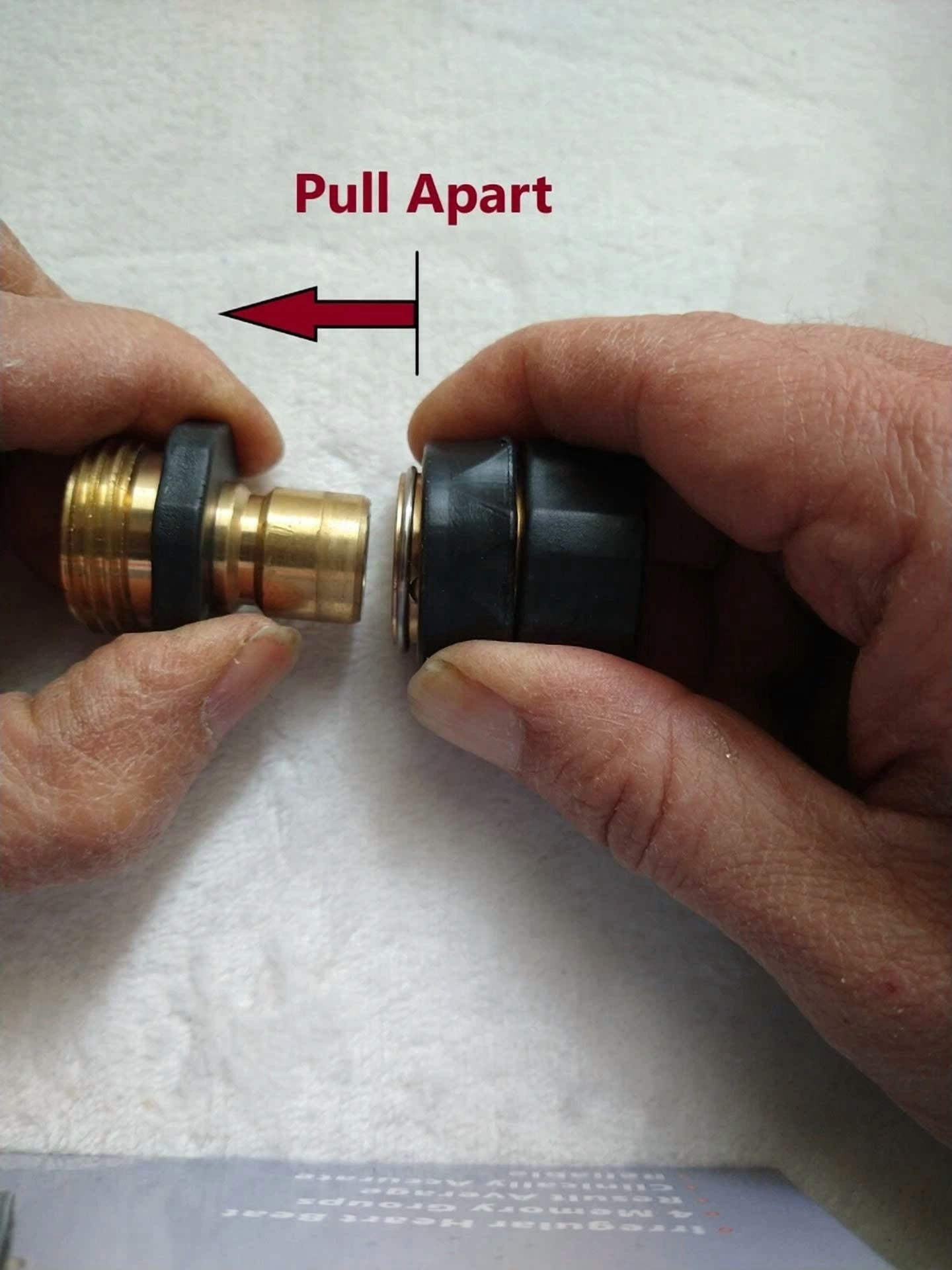 PURELY- 3/4' Garden Hose Quick Connect Brass Aluminum Female Male With Shut Off