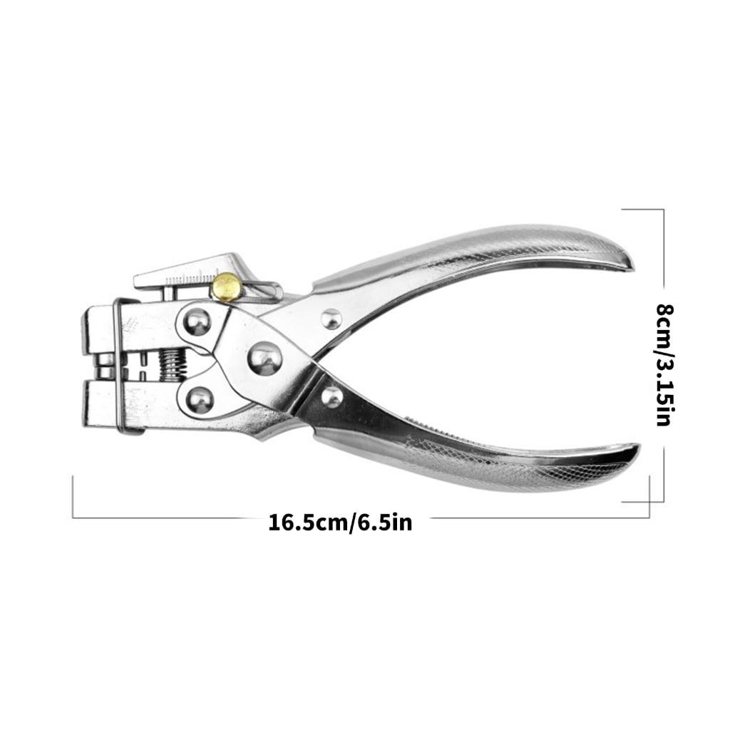 Zeiwohndc Adjustable Hole Punch Tool For Leather Projects Ergonomic Designs