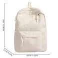 thumbnail image 3 of Fgnfyis Backpack for Kids Fresh Minimalist High Capacity Casual Daypack College Students Travel School Backpack White, 3 of 4