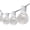 Cool White, variant on Wintergreen Lighting OptiCore Shatterproof Warm White Outdoor Patio Lights, Heavy Duty G50 Globe String Lights, White Wire, 25 Lights, 25’