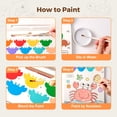 thumbnail image 5 of Jar Melo Paint with Water Books for Toddlers, Mess Free Watercolor Painting Activity for Kids Ages 1-3, 2-4, 4-6, Art Craft Coloring Gift with Brush, Airplane Travel Activities for Toddlers, Ocean, 5 of 9