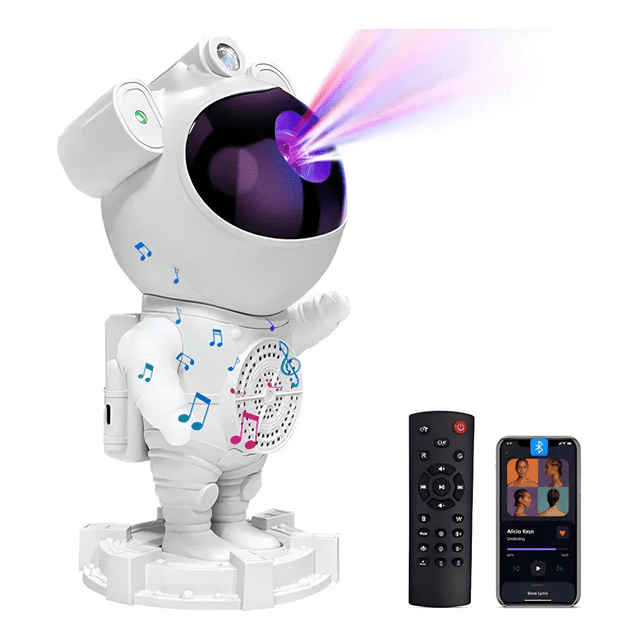 Lámpara Astronauta Proyector Luz Led Estrellas Galaxia Xtellar multicolor
