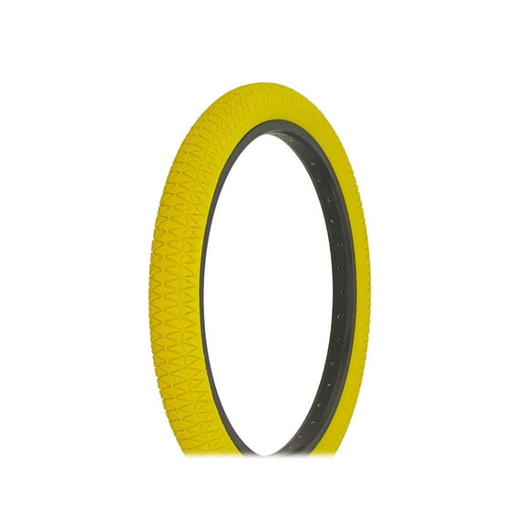 Bike Tire 20 x 1.95 Yellow/Yellow Side Wall HF-884.
