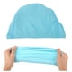 thumbnail image 5 of Gorro de natación elástico único para adultos 5.91"x9.25" azul claro, 5 of 6