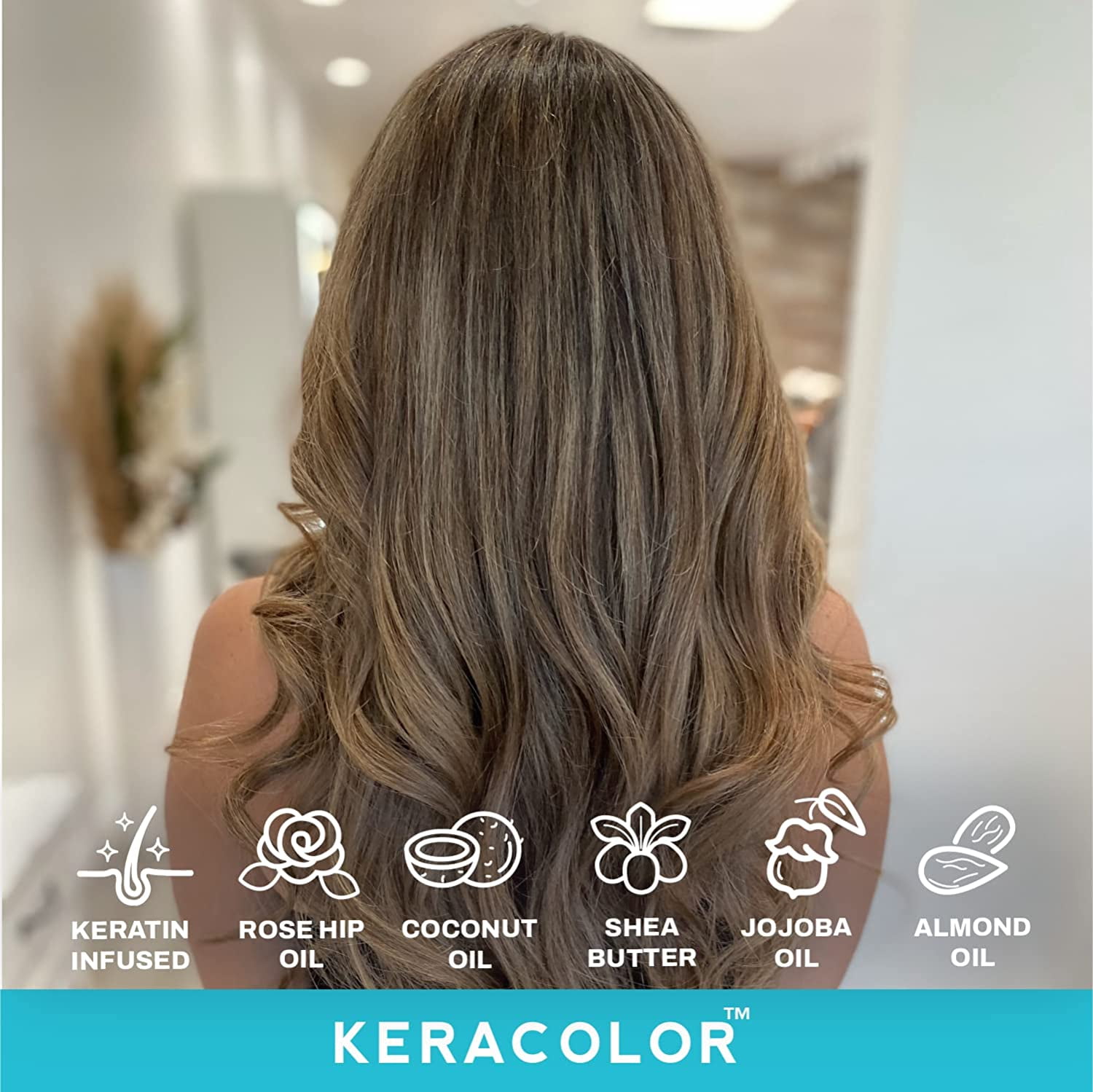 Keracolor Naturals Color + Clenditioner - Mocha Latte  12oz