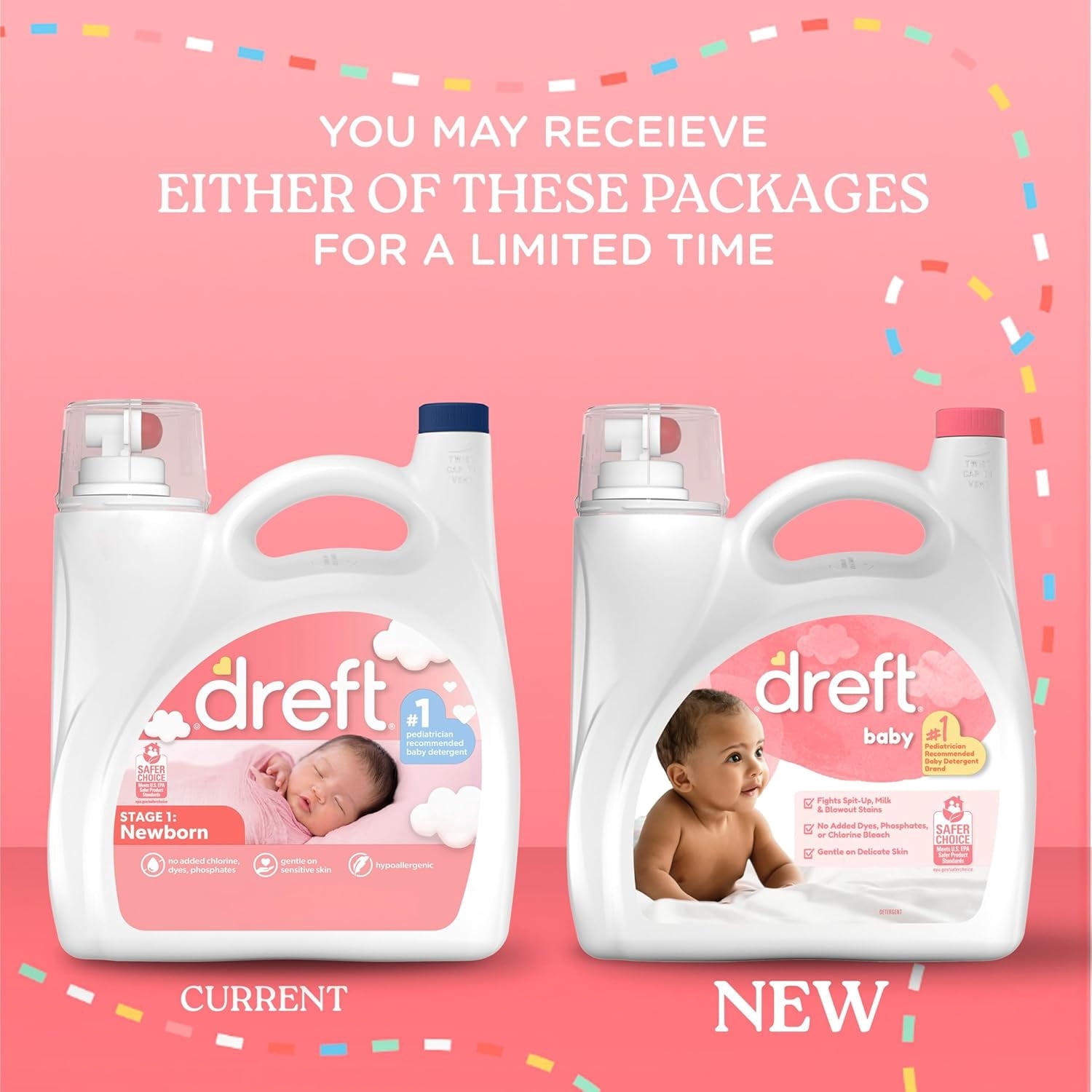 Stage 1 Newborn Baby Laundry Detergent Liquid, HE Compatible, 114 Loads, Laundry Soap for Sensitive Skin, Baby Laundry Detergent, Newborn Essentials