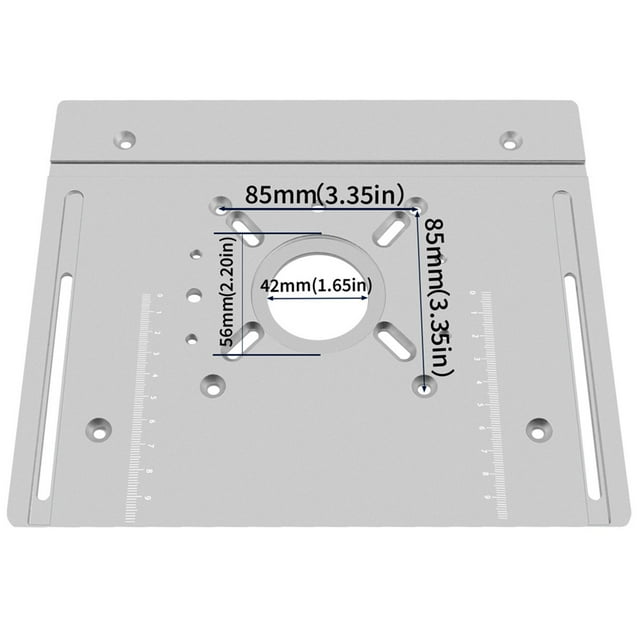 Router Table Insert Plate Premium Alloy Material for Woodworking Benches