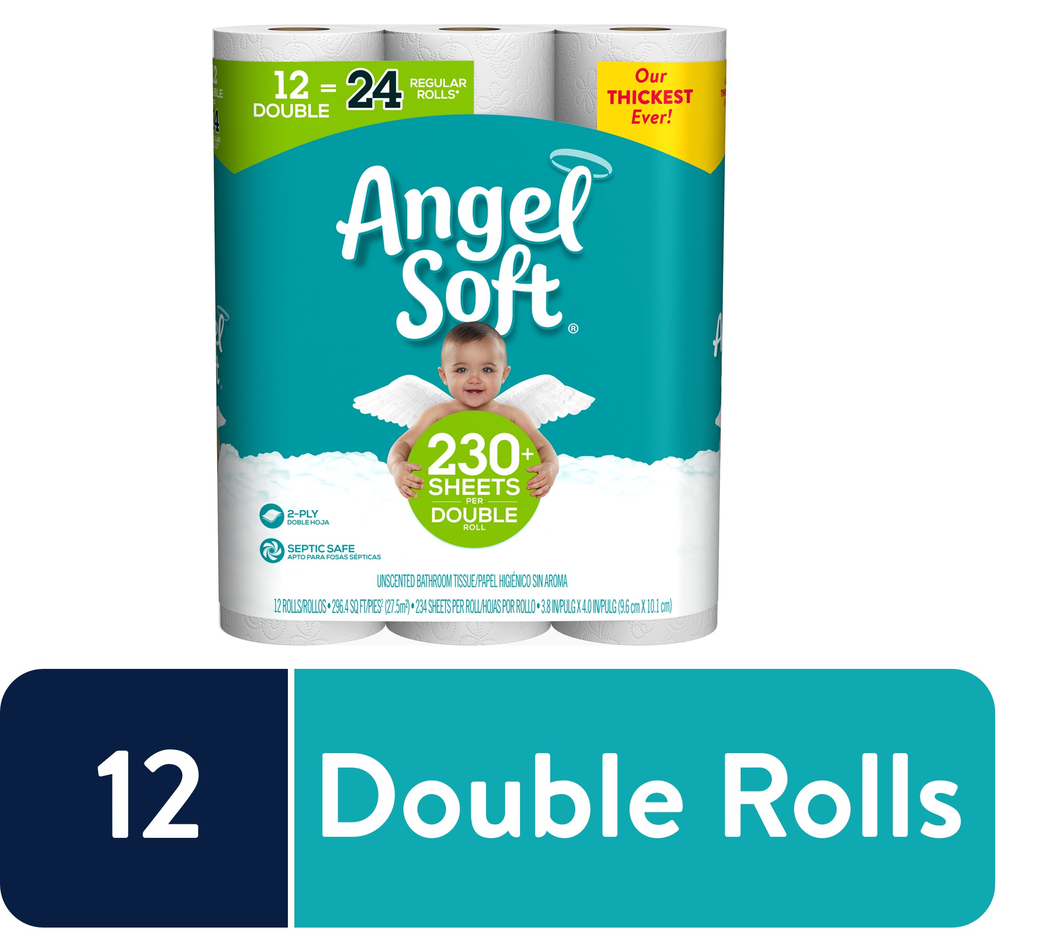 Angel Soft Toilet Paper Double...