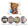 thumbnail image 3 of Funda de cojín Hugo Material de bricoje Kits de gancho con cierre de cojín animal, 3 of 7