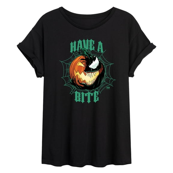 Marvel - Have A Bite - Juniors Oversized Graphic T-Shirt