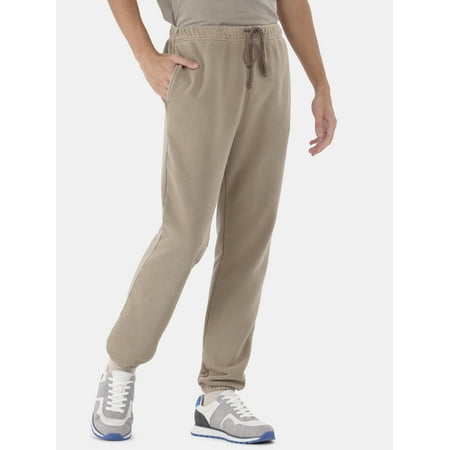 No Boundaries All Gender Soft Fleece Jogger Pants, 30" Inseam, Men's and Big Men's