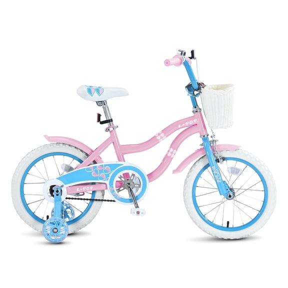 Bstjewey 16" Kids' Bike, Fits Riders 4'1" - 5'3", Pink, Child, Girl's