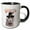 Black/White, variant on 3drose, Thanksgiving Gray Scottish Fold Kitty for the Cat Lovers Thanksgiving, 15oz Mug