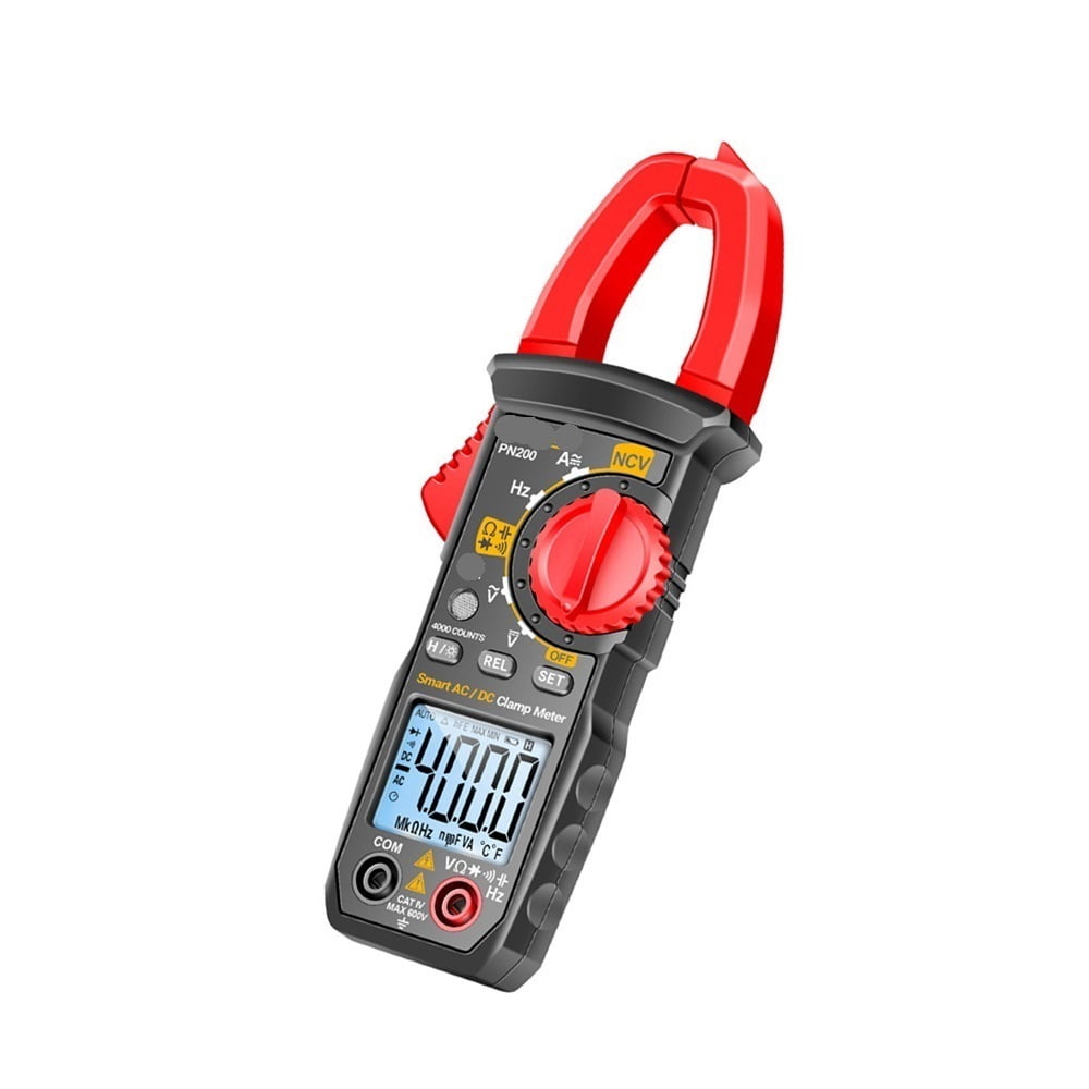 Voltage Tester Digital Clamp Meter LCD Screen with Backlit Professional NCV Ohm Test Car Capacitance ,High&Low Sensitivity