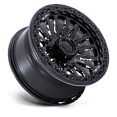 thumbnail image 2 of Fuel UTV Cast Aluminum Wheel D125 15x7 4x156 BLK-OUT 10mm, FV125MX15704410, 2 of 3