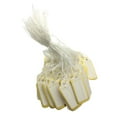 thumbnail image 2 of Etiquetas de blancas Etiquetas de precio Etiquetas de exhibición grabables con cuerda para colgar, paquete de 500, 25x15 mm Zulema Etiqueta de precio con cadena, 2 of 8