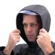 thumbnail image 4 of Men's Raincoat Explosion-Proof Rain Black Oxford Cloth One-Piece Rain Suits, 4 of 4
