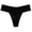 Black, variant on Women's Ice Silk Seamless Yoga Triangle Breathable Sport Thin Latex Antibacterial Panties Orange XXL