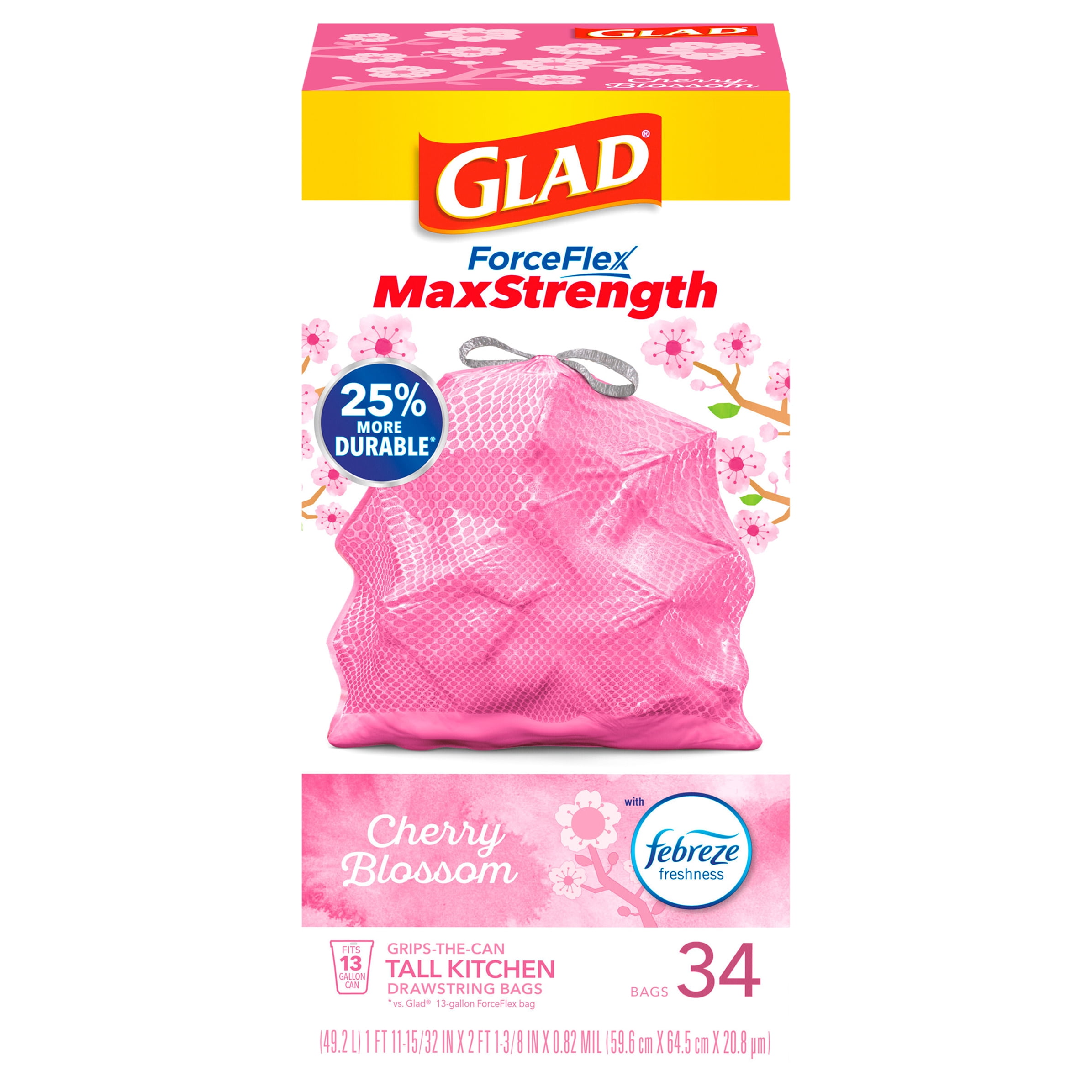 Cherry Blossom Trash Bags | Waste liners for janitorial work