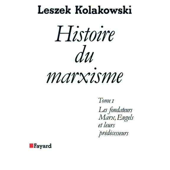 Histoire du marxisme, (Paperback)